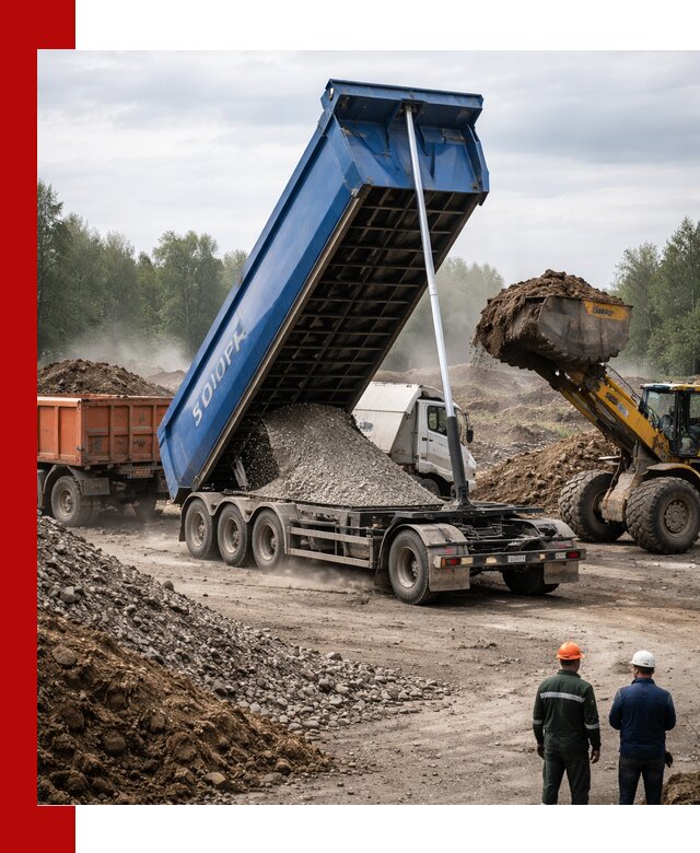 Аренда тонар 40 тонн в Видном с доставкой материалов