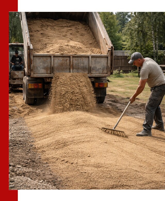 Отсыпка участка песком в Видном быстро и качественно