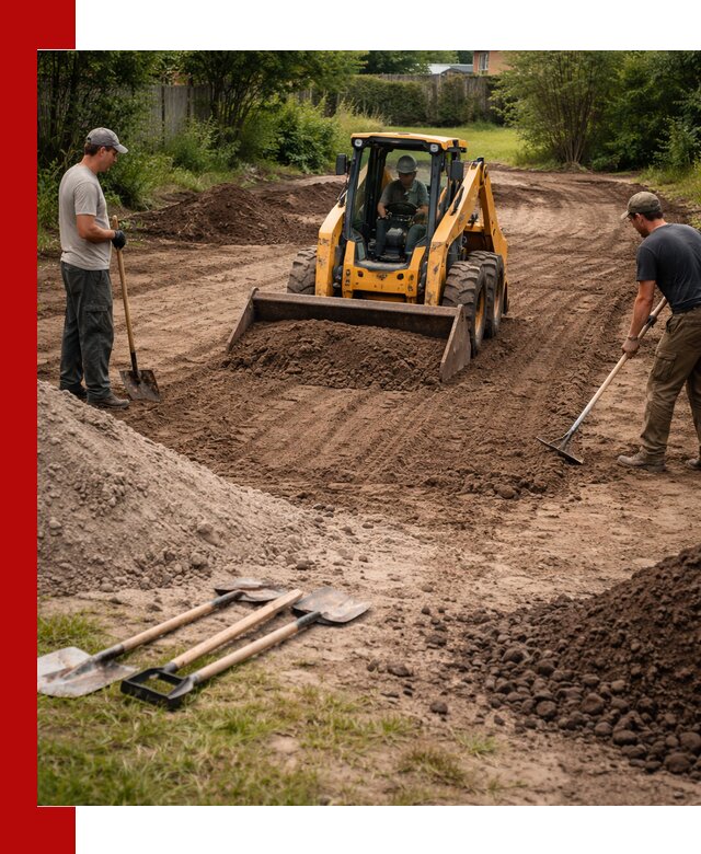 Планировка участка грунтом с вывозом и доставкой в Видном
