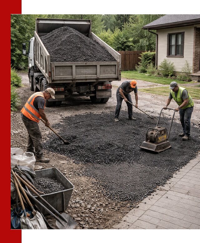Асфальтовая крошка для двора с доставкой в Видном